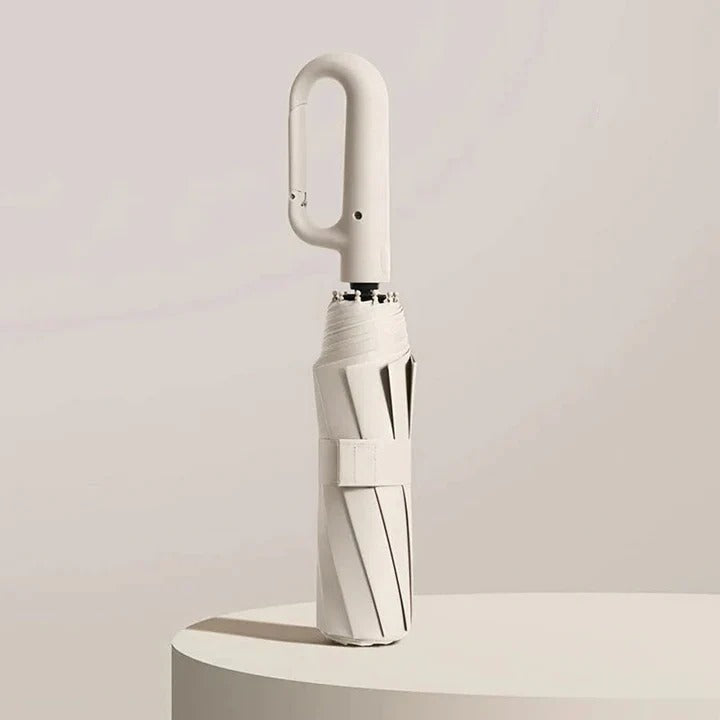 Automatic Folding Umbrella with UPF50+ and Water Resistant Canopy, Reinforced Frame