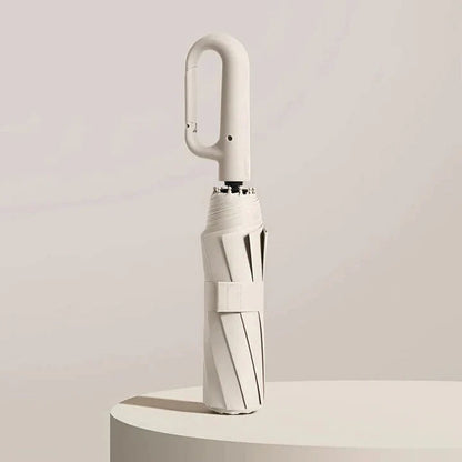 Automatic Folding Umbrella with UPF50+ and Water Resistant Canopy, Reinforced Frame