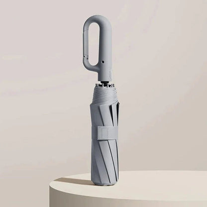 Automatic Folding Umbrella with UPF50+ and Water Resistant Canopy, Reinforced Frame