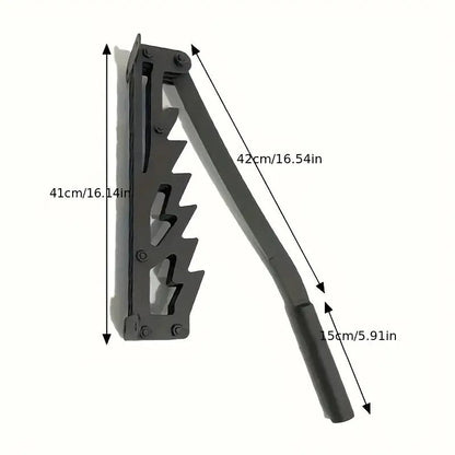 Firewood Kindling Splitter with Wall Mount and 180-Degree Handle Rotation