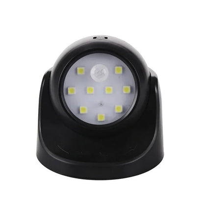 Battery Powered Motion Detector Light with 360 Degree Rotating Head