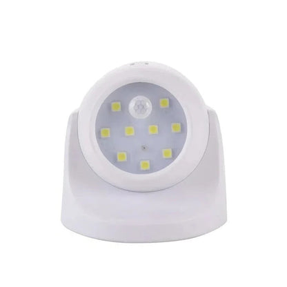 Battery Powered Motion Detector Light with 360 Degree Rotating Head