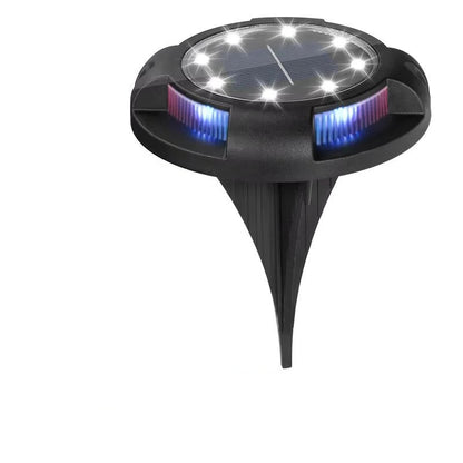 Solar LED Ground Light with Multicolor Bulbs and Automatic Sensor