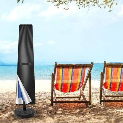 Parasol Cover with Telescopic Rod and Zipper Closure, UV Blocking
