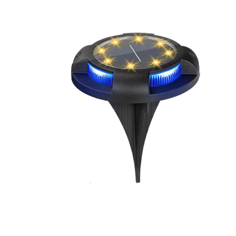 Solar LED Ground Light with Multicolor Bulbs and Automatic Sensor