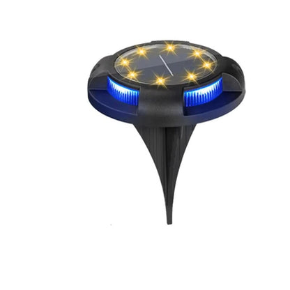 Solar LED Ground Light with Multicolor Bulbs and Automatic Sensor