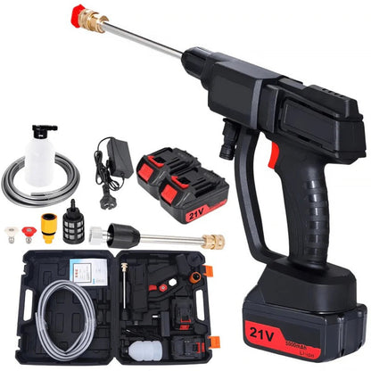 Cordless Pressure Washer with Rechargeable Battery for Car and Patio Use