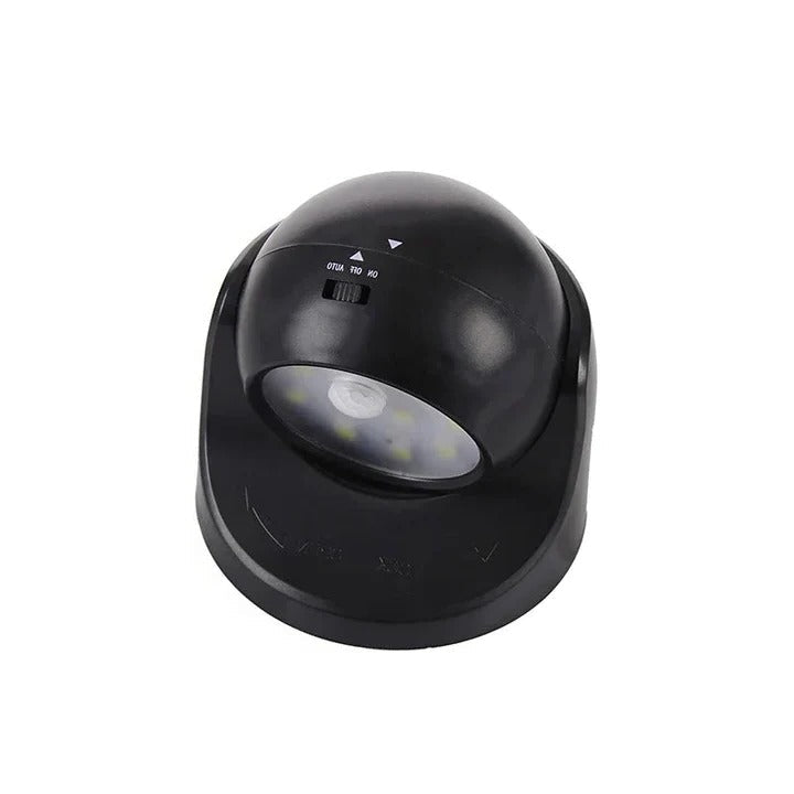 Battery Powered Motion Detector Light with 360 Degree Rotating Head