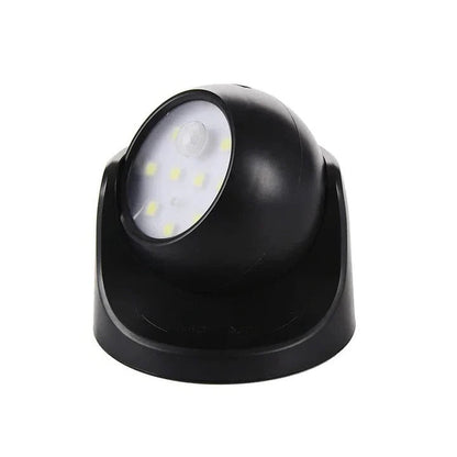 Battery Powered Motion Detector Light with 360 Degree Rotating Head