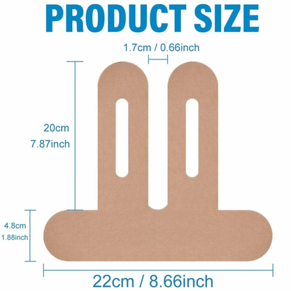 Precut Kinesiology Tape Strips for Knee Support