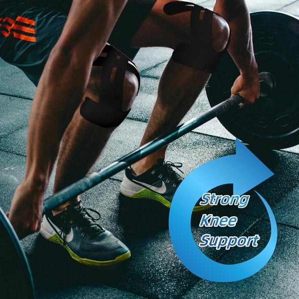 Precut Kinesiology Tape Strips for Knee Support