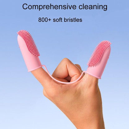 Silicone Finger Toothbrush Kit for Dog and Cat Dental Cleaning