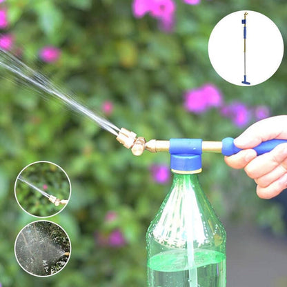 Hand Pump Sprayer with 16 Foot Spray Distance and Telescoping Brass Rod