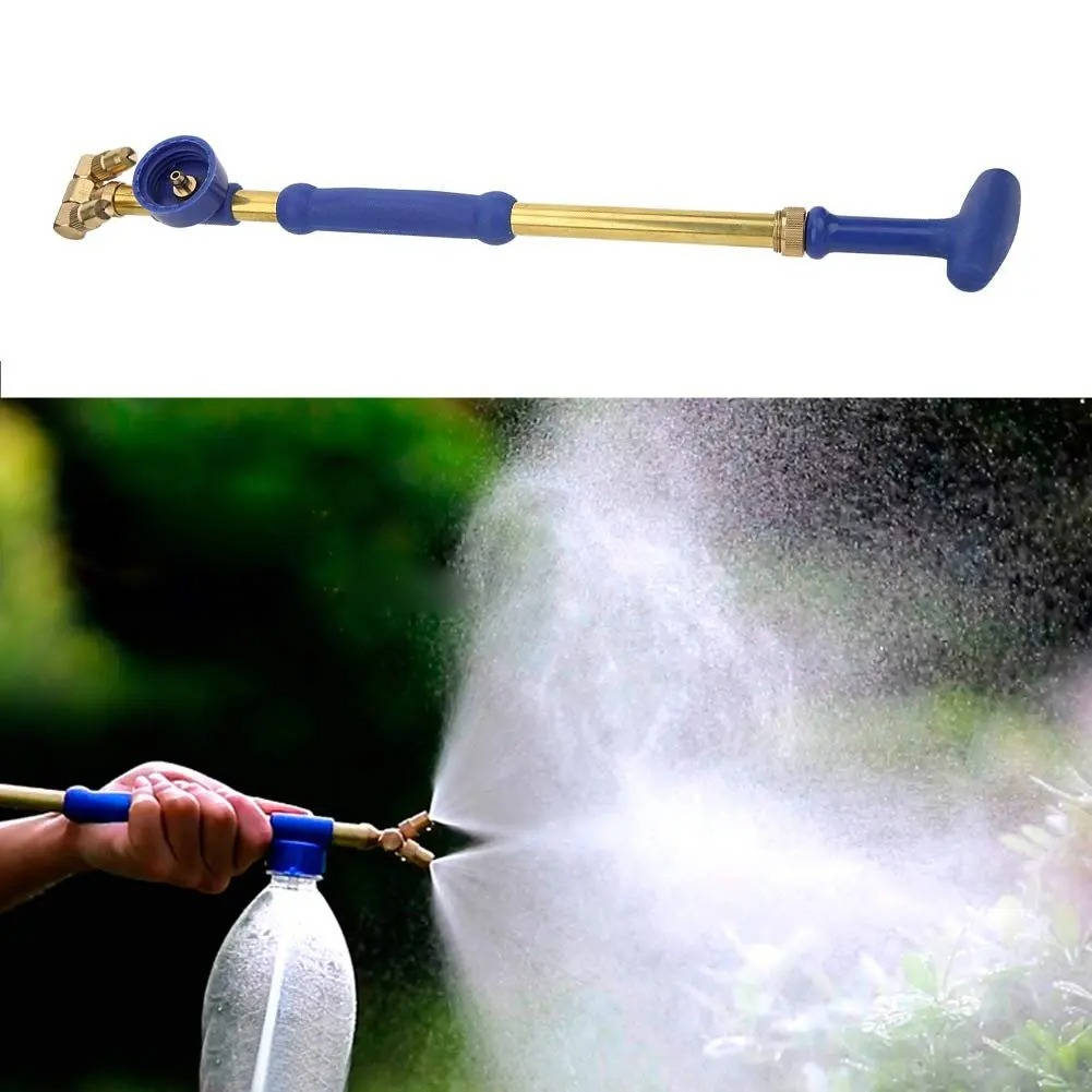 Hand Pump Sprayer with 16 Foot Spray Distance and Telescoping Brass Rod