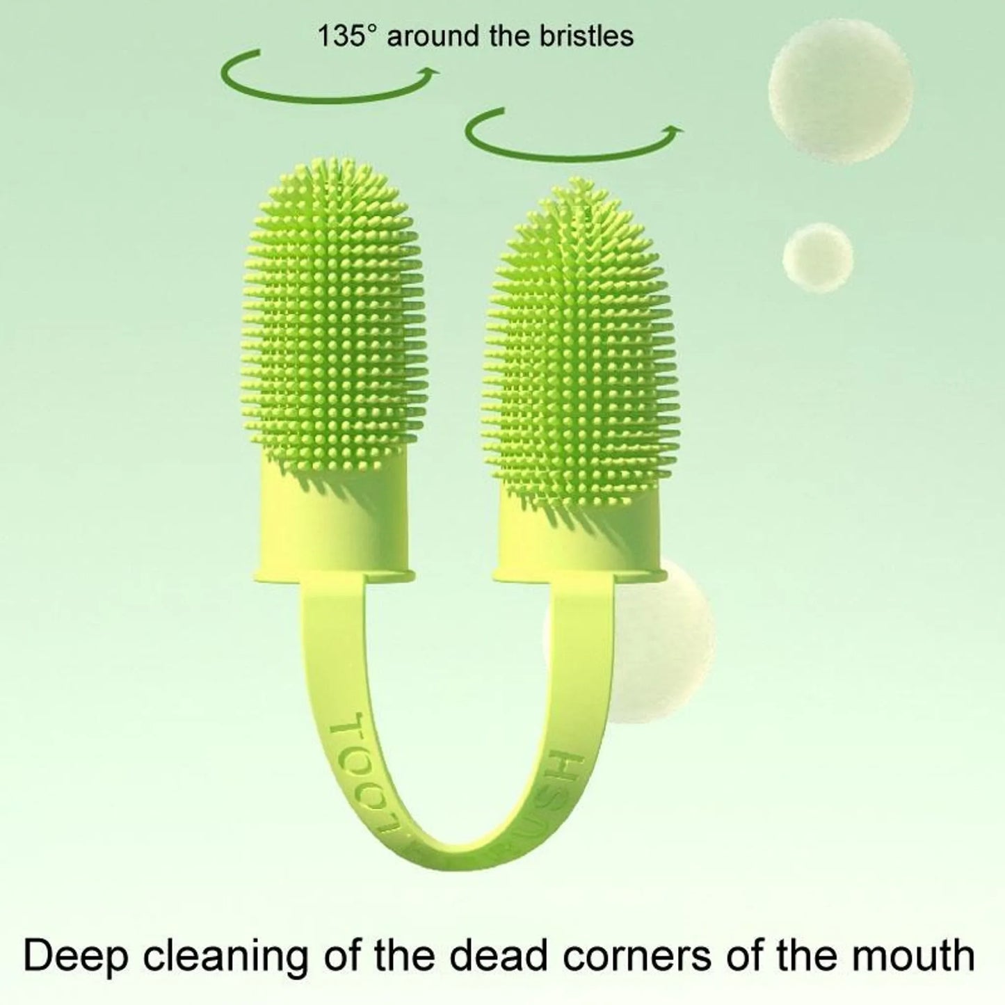Silicone Finger Toothbrush Kit for Dog and Cat Dental Cleaning