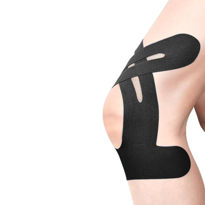 Precut Kinesiology Tape Strips for Knee Support