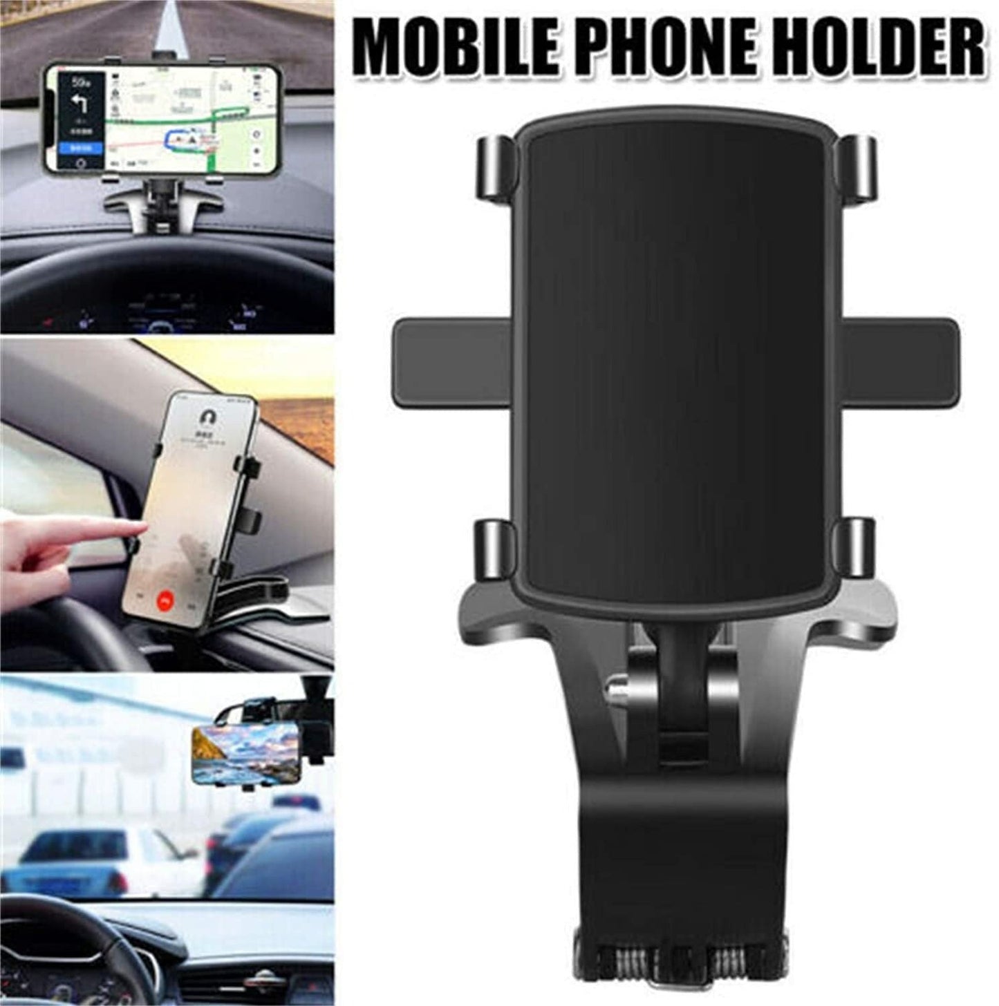 Rotating 360 Degree Car Mount Holder for Phones