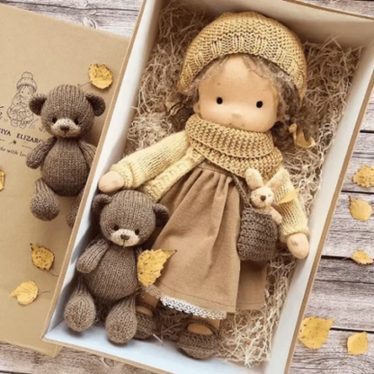 Handcrafted Waldorf-Style Fabric Doll
