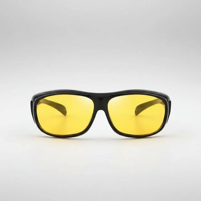 Polarized Wraparound Eyewear for Low Light and Nighttime Driving