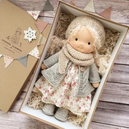 Handcrafted Waldorf-Style Fabric Doll