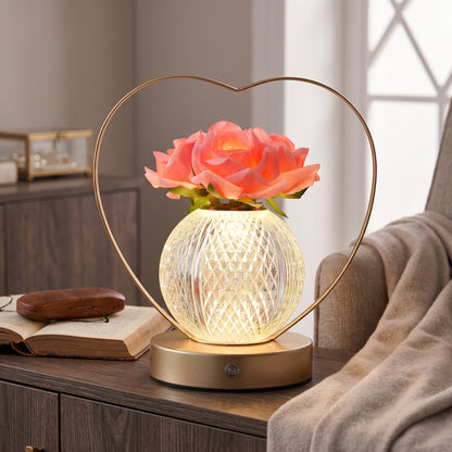 Sunflower Night Lamp with Touch Dimming and Adjustable Brightness Settings