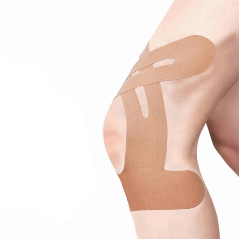 Precut Kinesiology Tape Strips for Knee Support