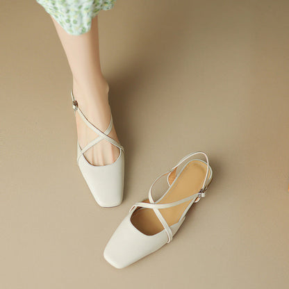 Mirelle Leather Flats