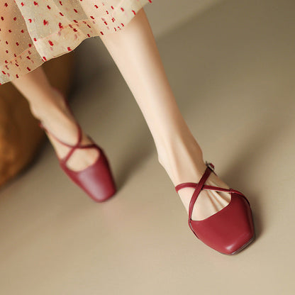 Mirelle Leather Flats