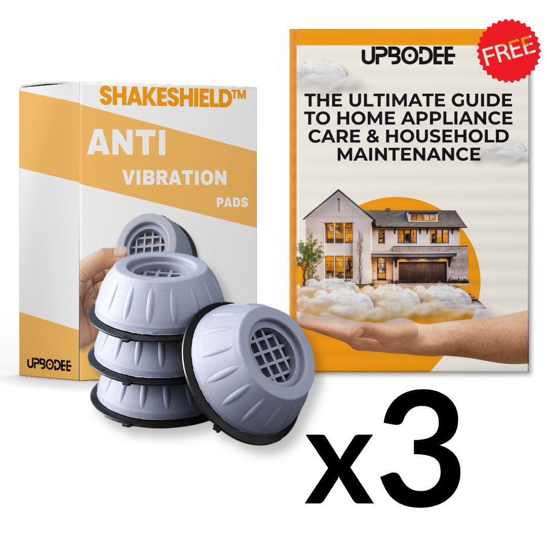 Rubber Anti-Vibration Feet for Washing Machines with Universal Appliance Fit