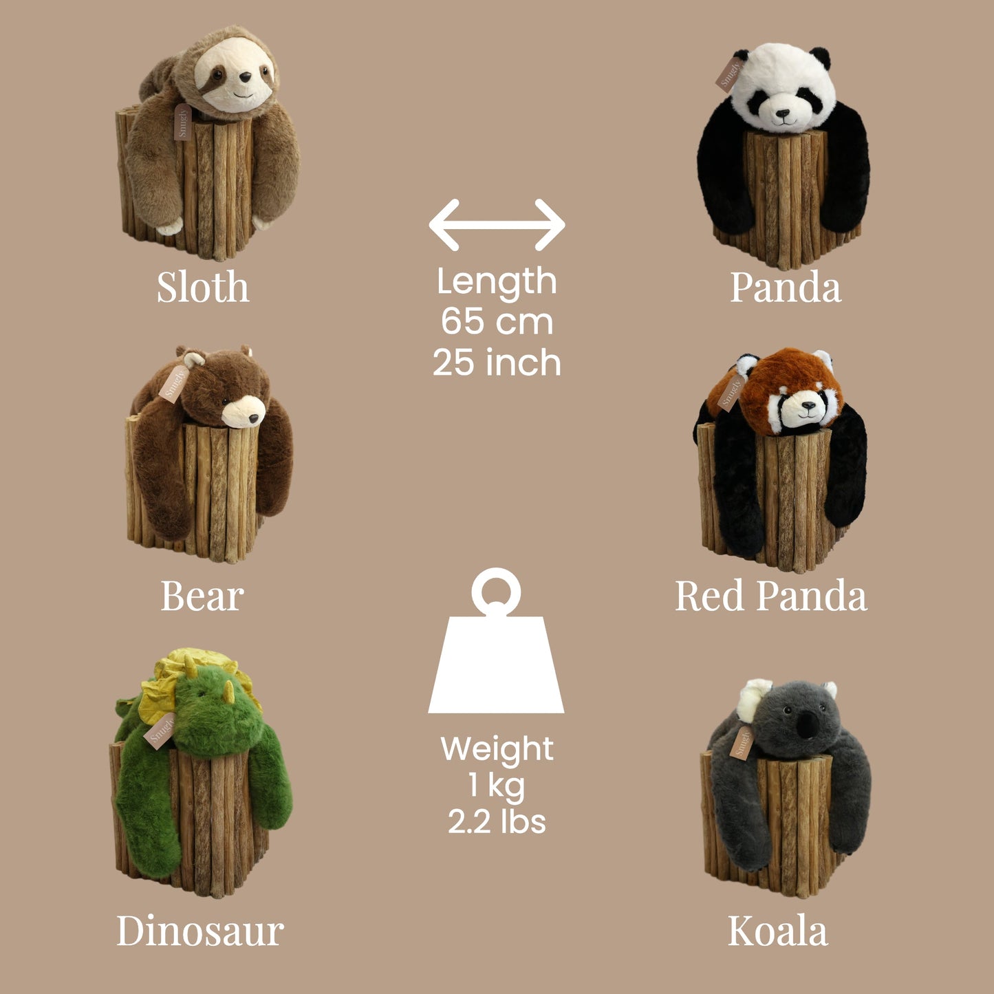 Snugly - Weighted Stuffed Friends