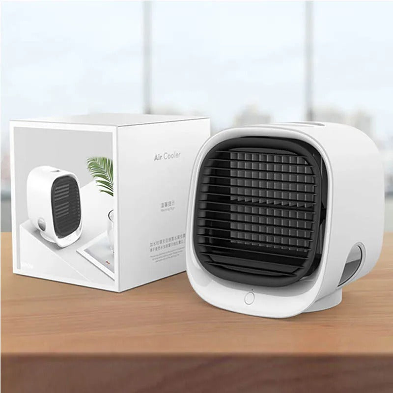 Portable Air Conditioner with Misting Humidifier and Quiet Fan for Desks