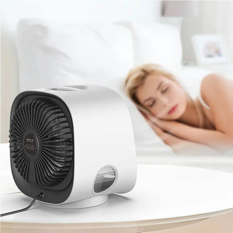 Portable Air Conditioner with Misting Humidifier and Quiet Fan for Desks