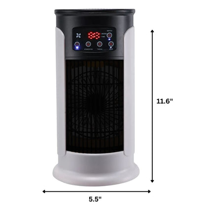 Portable Air Cooler with Six Speed Settings and Swing Mode, 8-Hour Timer