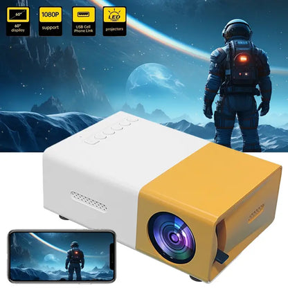 Niki | Compact LED Mini Projector with Built-in Speakers