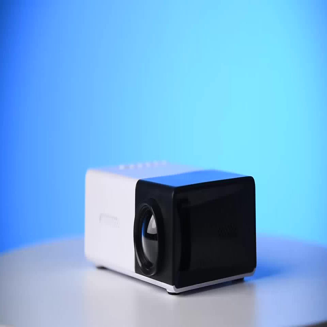 Niki | Compact LED Mini Projector with Built-in Speakers