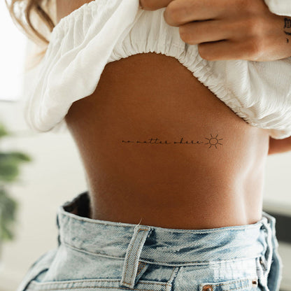 Semi Permanent Tattoo with Realistic Pigment Formula and 14-Day Wear, 2.5x4 Inches