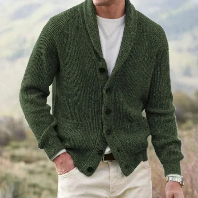 Hudson Wool Shawl Cardigan