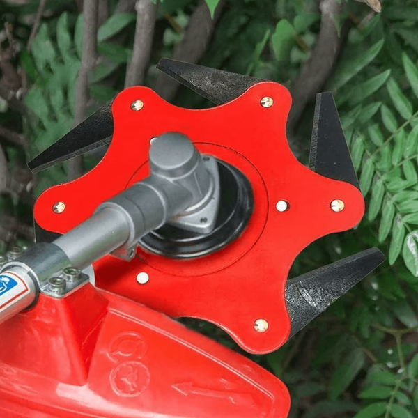 Steel Trimmer Head with Six Blades and Manganese Construction for Grass Cutters