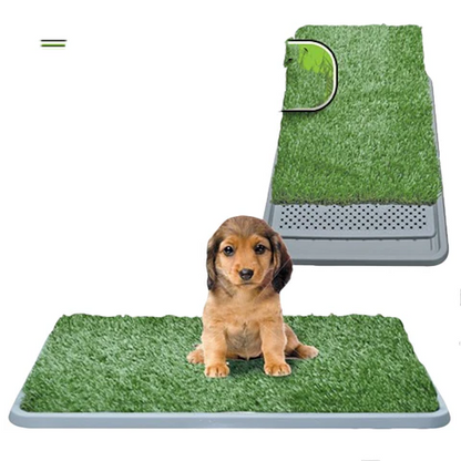 Artificial Grass Rug for Dogs with Thatch Layer and Heat Resistant Yarn