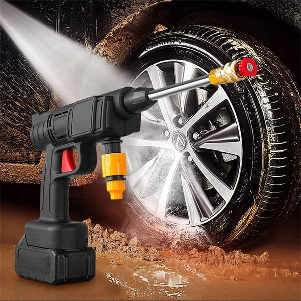 Portable Cordless Washer Spray with Dual Nozzles and 300W Motor