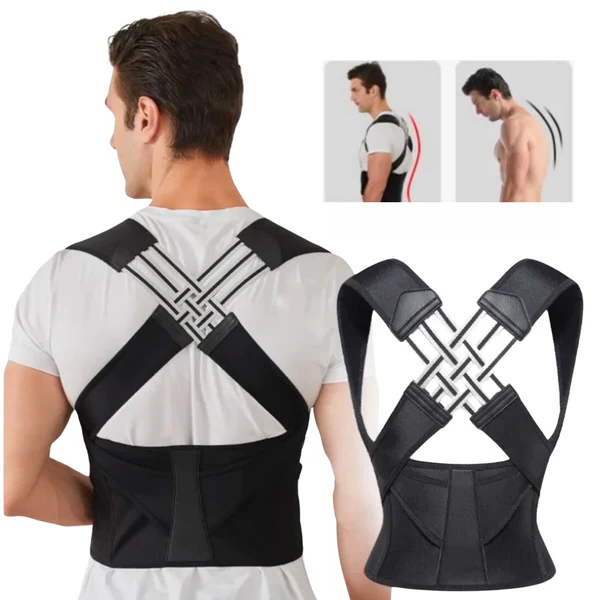 Adjustable Posture Brace with Upper Back Support for Daily Wear