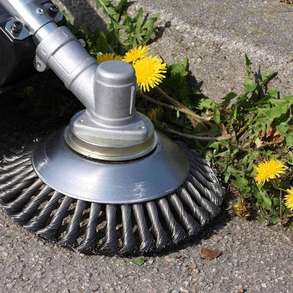 Braided Carbon Steel Trimmer Head with Full Rotation Cutting for Standard Trimmers
