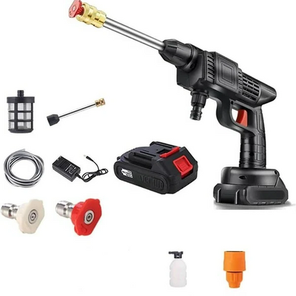Portable Cordless Washer Spray with Dual Nozzles and 300W Motor