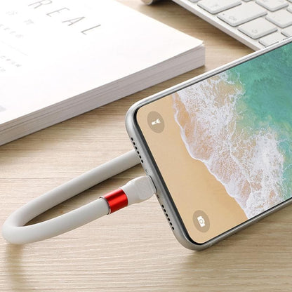Charging Cable with Foldable Phone Stand and 2.4A Fast Charging