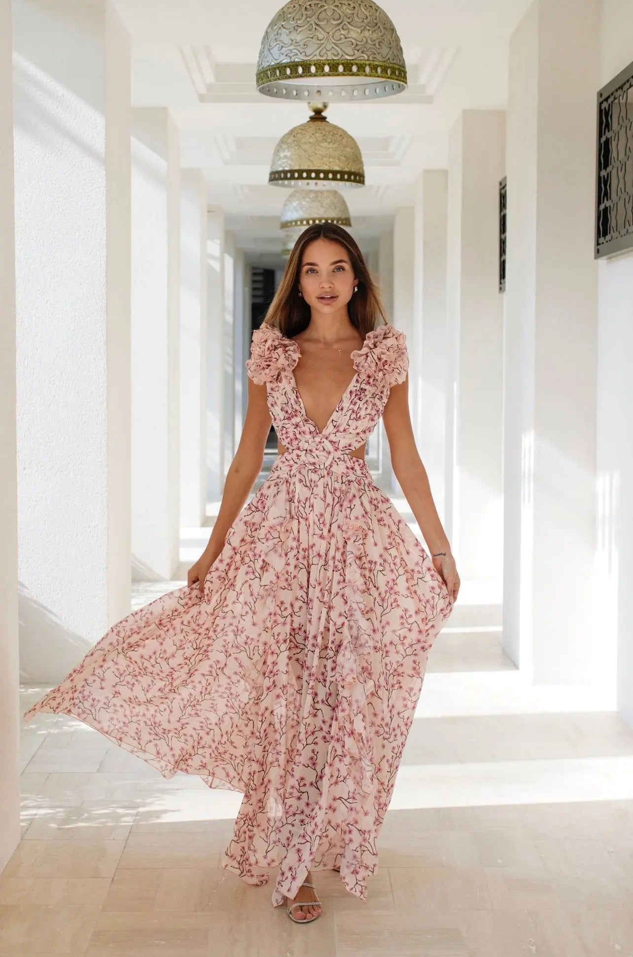 Amara Floral Maxi Dress