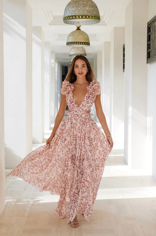 Amara Floral Maxi Dress