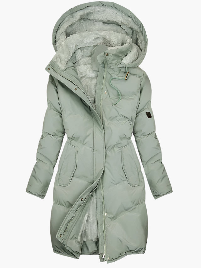 Luna Quilted Hooded Puffer