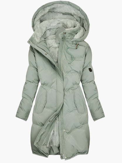 Luna Quilted Hooded Puffer