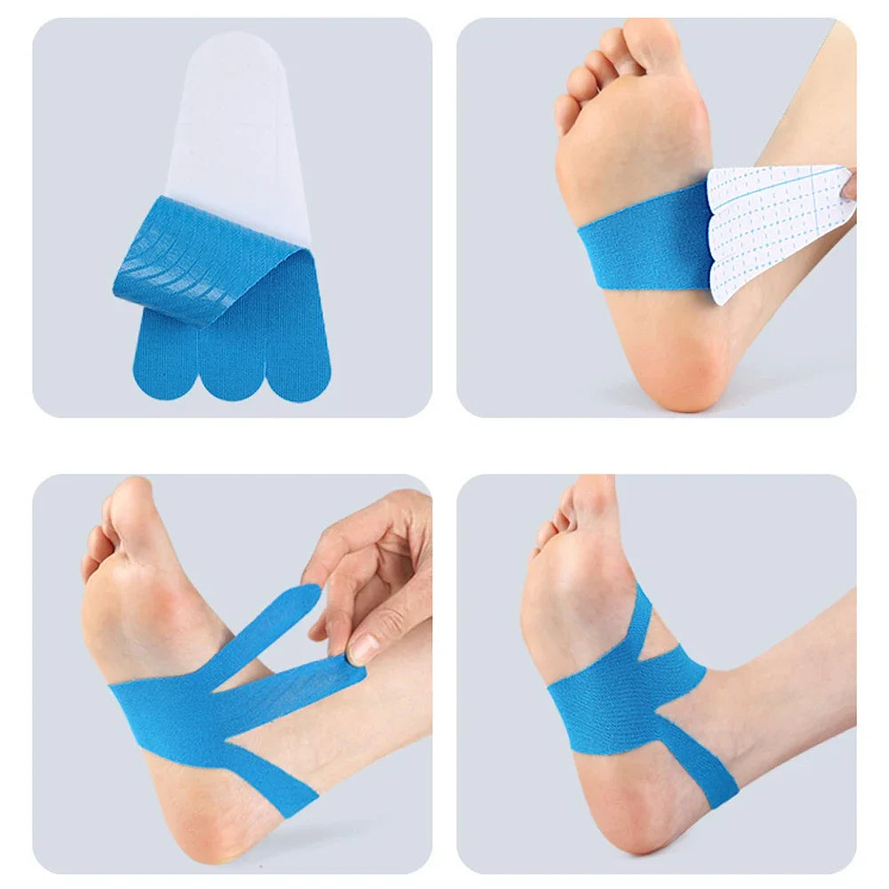 Waterproof Kinesiology Tape for Plantar Fasciitis and Joint Support
