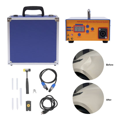 Paintless Dent Removal Machine, 1380W Induction Tool Set with Digital Panel